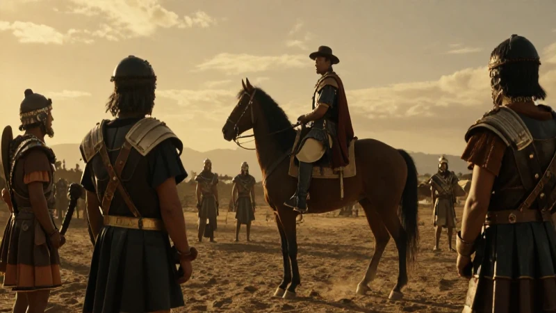 Cuáles son las claves y cronología de la Conquista de México 3 Cortes a caballo, guerreros aztecas observan dramáticamente
