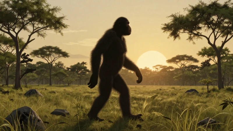 Cuál es la línea del tiempo de la evolución humana 4 Australopithecus en diversos paisajes prehistóricos