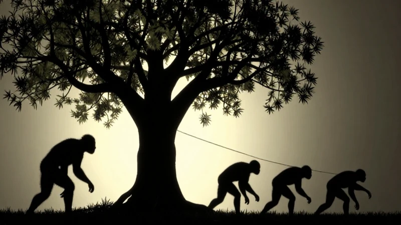 Cuál es la línea del tiempo de la evolución humana 3 Ilustración científica muestra la evolución humana