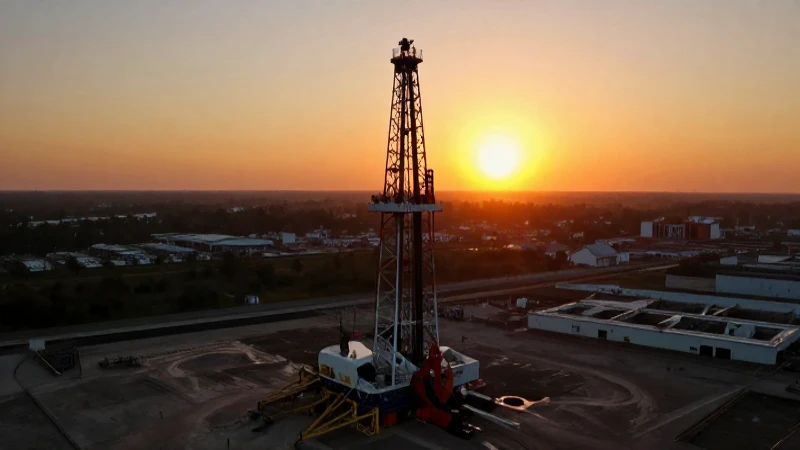 Atardecer dramático sobre plataformas petroleras mexicanas