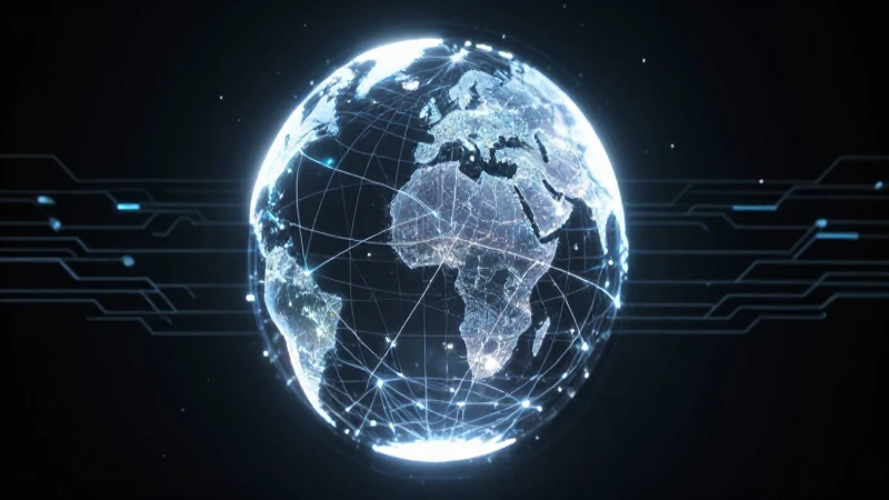 Un mundo digital, minimalista y futurista