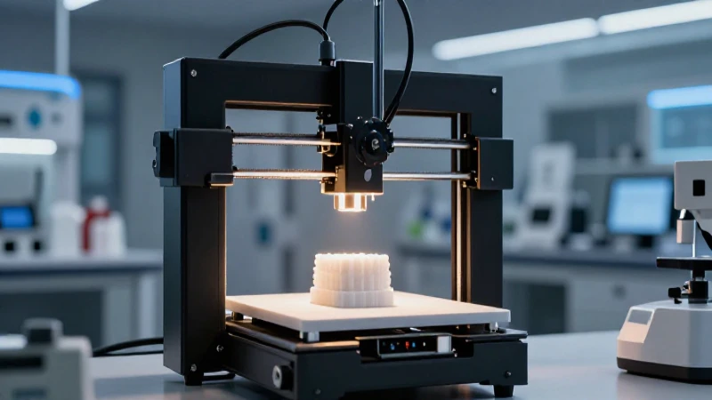 Evolución histórica de la impresora, cuáles son sus etapas 9 Impresora 3D futurista con iluminación dramática