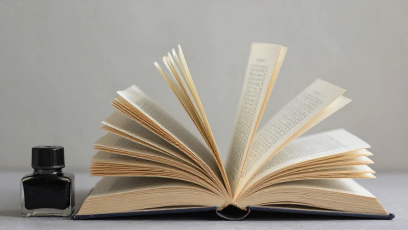 Libro abierto bajo luz romántica suave