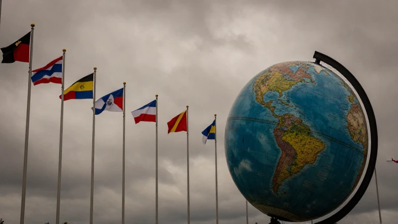 Línea del tiempo de la ONU: Hitos clave en su trayectoria 6 Banderas, globo, luz dramática: documental