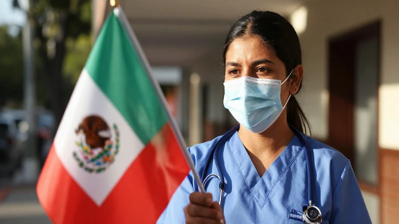 Cuáles son los retos y evolución de la salud pública en México 4 Trabajador sanitario bajo la luz mexicana