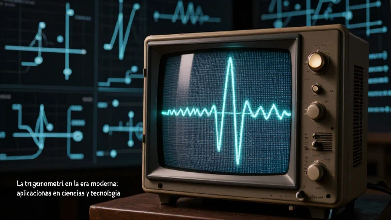 Ondas trigonométricas y ciencia se ilustran