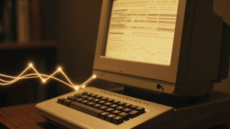 Línea del Tiempo de Linux: Evolución y Hitos Clave 3 Terminal vintage con luz cálida y cinematográfica