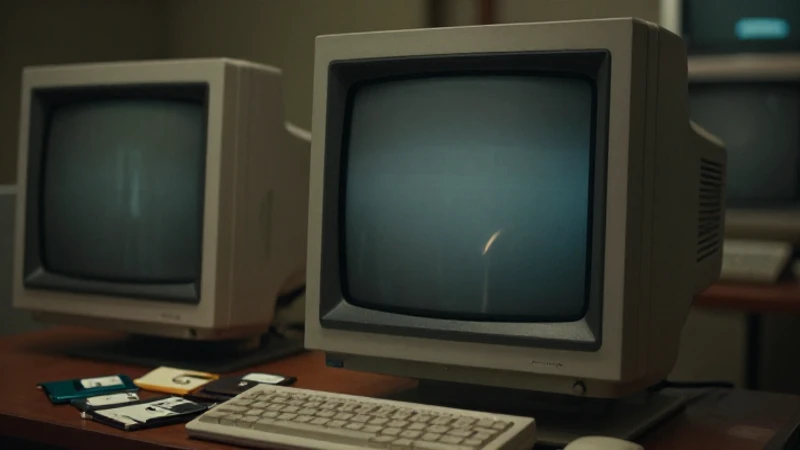 Línea del Tiempo de Linux: Evolución y Hitos Clave 4 Ambiente retro, suave y cinematográfico