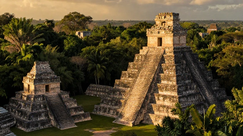Línea del tiempo de los horizontes culturales en Mesoamérica 5 Pirámides mayas resplandecen en la selva