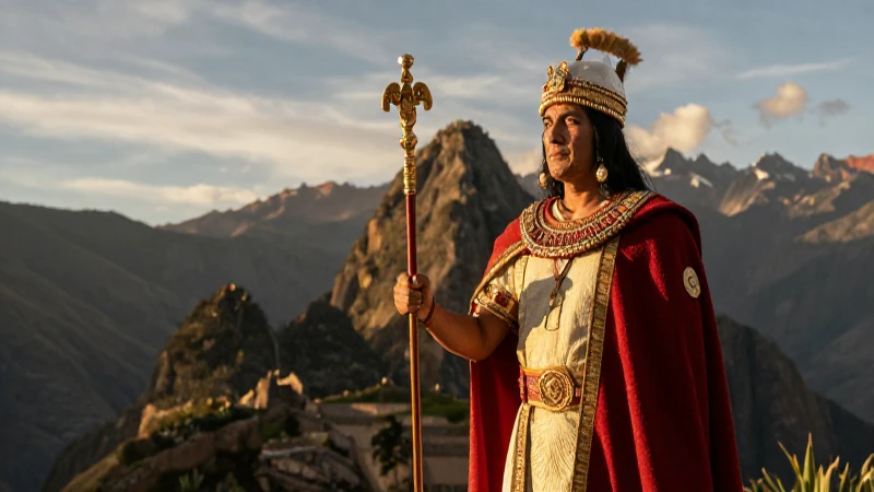 Línea del tiempo de los incas: Historia del Tahuantinsuyo 5 Topa Inca Yepanqui, majestuoso paisaje dorado