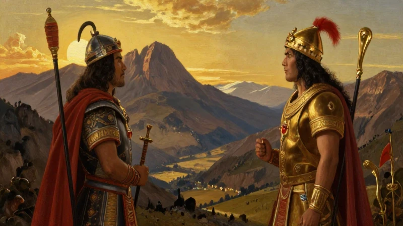 Línea del tiempo de los incas: Historia del Tahuantinsuyo 6 Guerreros incas bajo luz dorada histórica