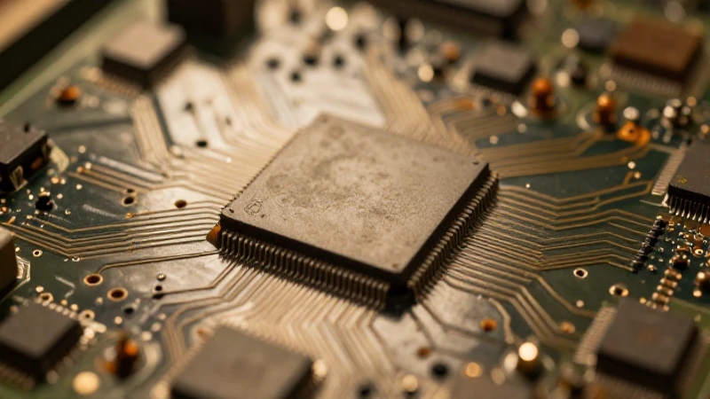 Chips antiguos sobre placa, luz cálida nostálgica