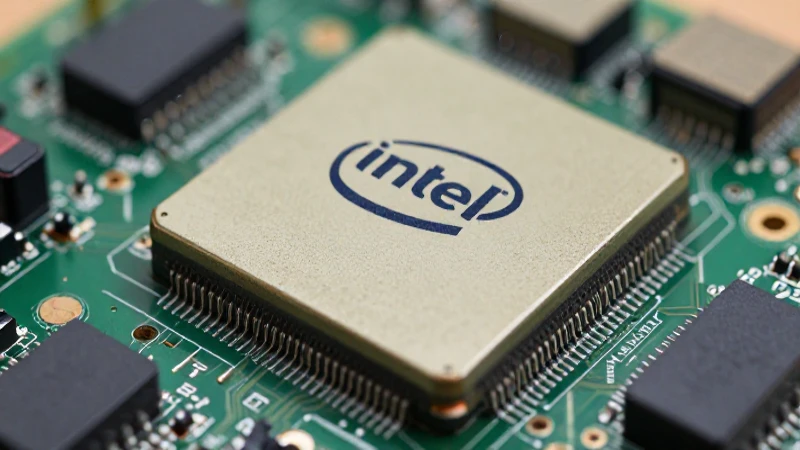Fotografía antigua de microchip 8086 difusa