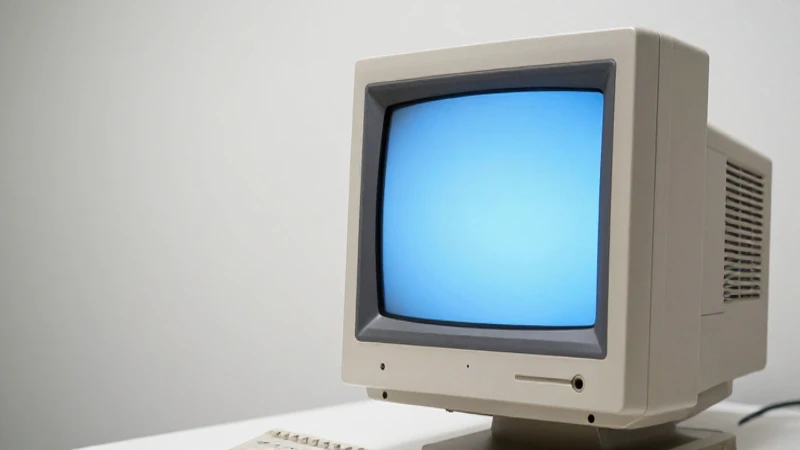 Cuáles son los hitos clave en la evolución de Windows 3 Monitor antiguo con interfaz retro suave
