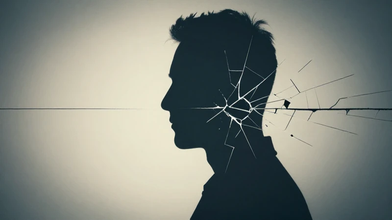 Silueta difusa en tiempo fragmentado e iluminación suave