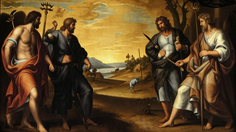 Cuáles son los eventos clave en el Antiguo Testamento 9 Figuras bíblicas resplandecen en pintura renacentista