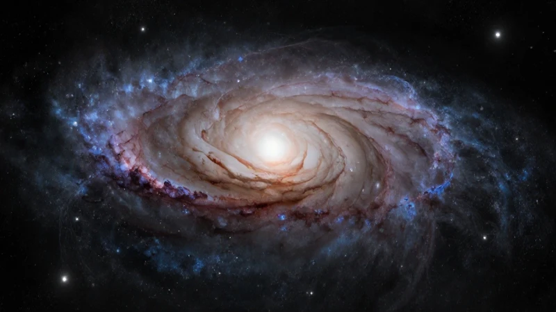 Línea del tiempo del Big Bang: Eventos Clave en el Universo 6 Galaxias espirales emergen en expansión cósmica