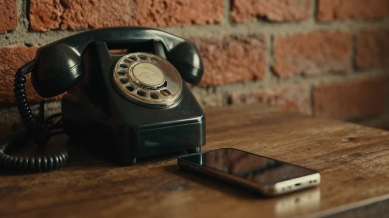 Cuál es la evolución del celular desde su inicio hasta 2023 6 Teléfono antiguo reflejado en uno moderno