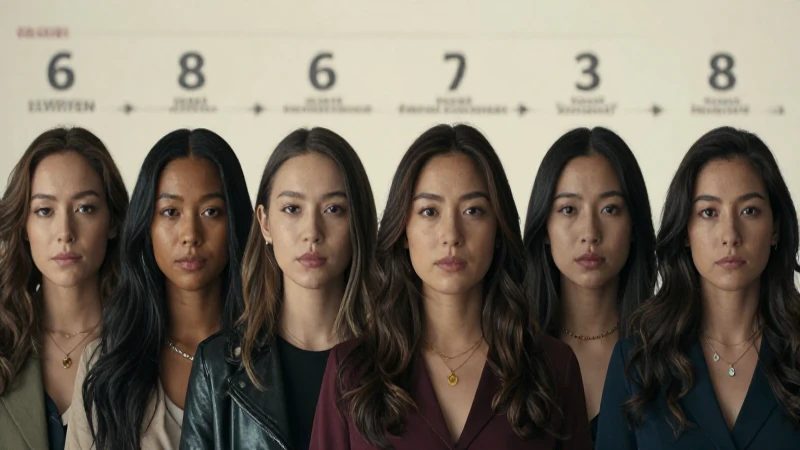 Retratos de mujeres diversas en fondo temporal