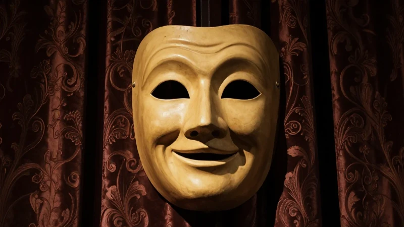 ▷ Línea del tiempo del género dramático: Descarga aquí 10 Máscara teatral antigua con luz dramática