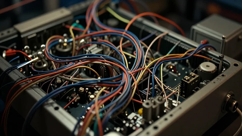 Línea del tiempo sobre la evolución del hardware 8 Hardware antiguo iluminado con dramatismo cinematográfico