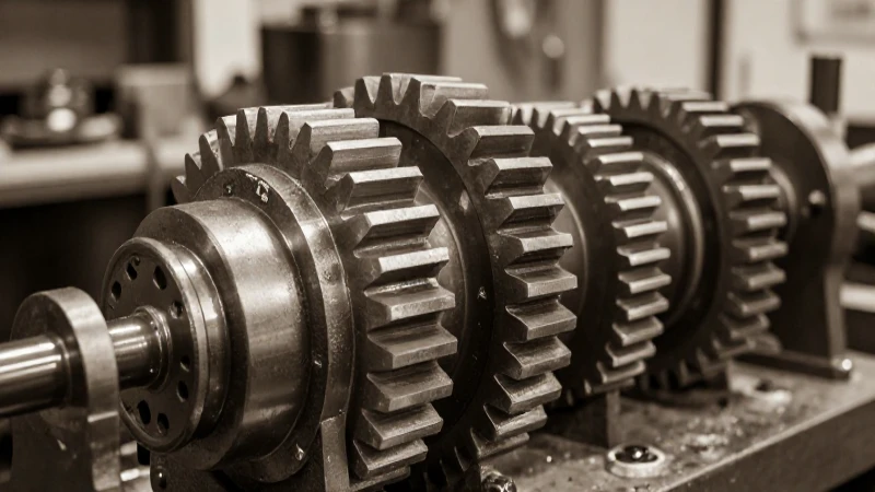 Cuáles son las etapas de la evolución del mantenimiento industrial 3 Engranajes antiguos en taller sepia
