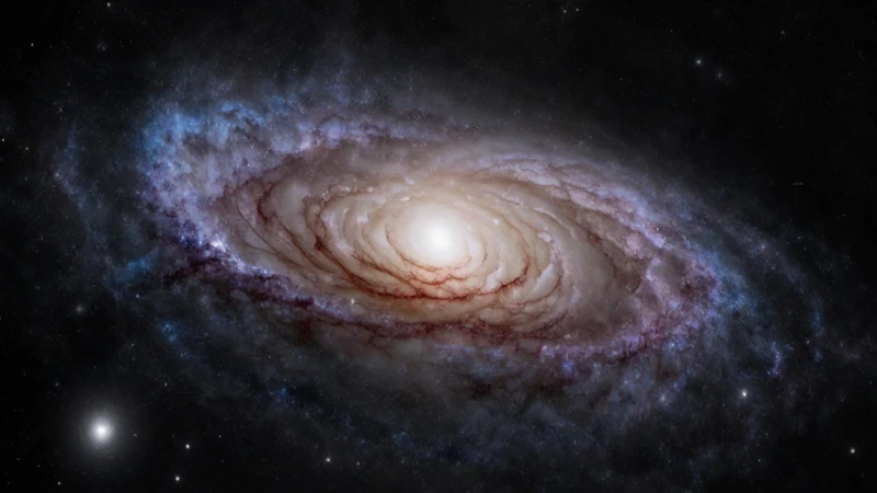 Línea del tiempo del universo: Origen y evolución del cosmos 9 Galaxia espiral iluminada con luz cósmica