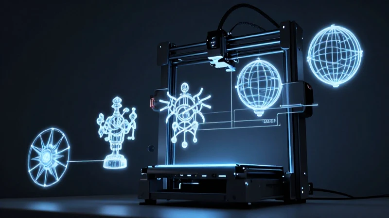 Impresión 3D avanza hacia diseños holográficos futuristas