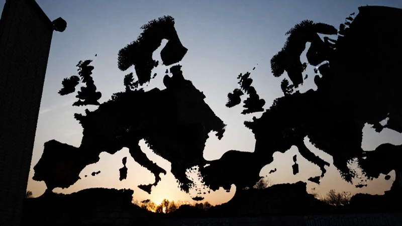Europa dividida bajo sombras realistas