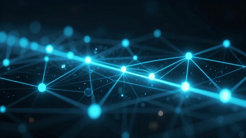 Cronología digital brillante y futurista