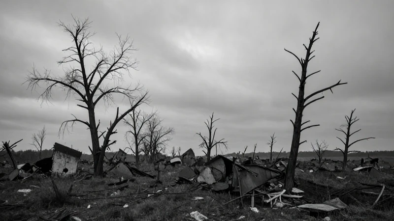 Línea de tiempo de la Primera Guerra Mundial: Eventos Clave 11 Campo de batalla desolado, cielo grisáceo