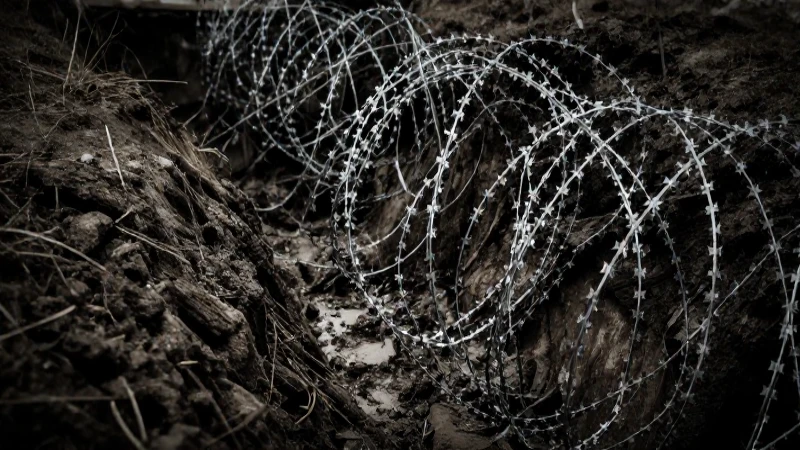 Línea de tiempo de la Primera Guerra Mundial: Eventos Clave 7 Trincheras turbias, alambre y sombras dramáticas