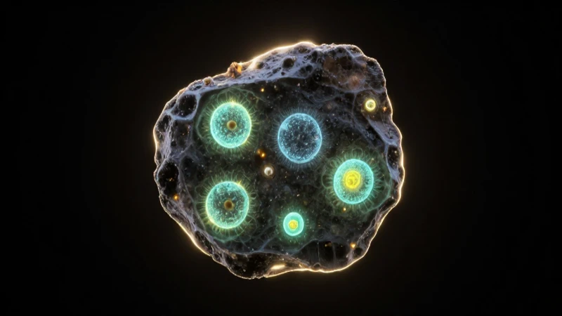 Línea del tiempo sobre el origen de la vida 9 Microorganismos brillan en asteroide oscuro