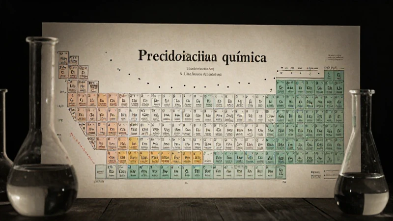 Química: tabla, matraz, arte & evolución histórica