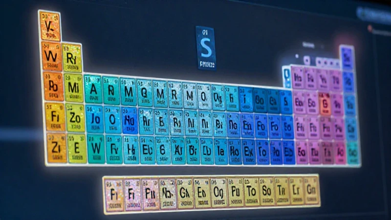 Línea del Tiempo de la Tabla Periódica: Evolución Completa 6 Tabla periódica brillante con iluminación dramática