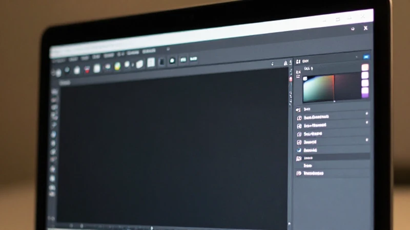Interfaz luminosa en pantalla portátil cercana