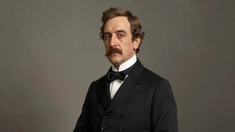 Retrato elegante de Manuel González Prada