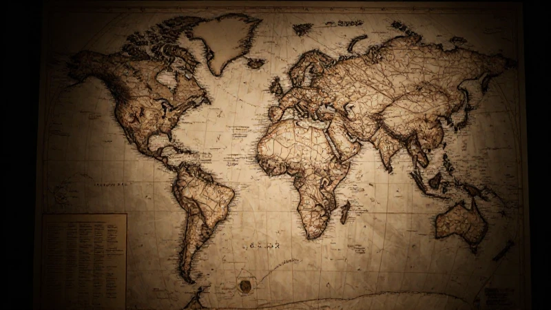 Mapa conceptual de civilizaciones antiguas: qué incluye 4 Mapa antiguo con iluminación dramática y detallado