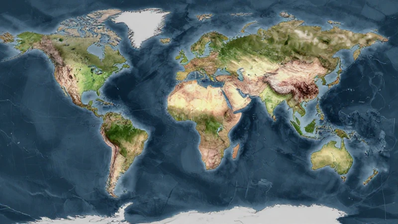 Mapa conceptual de los climas del mundo 4 Mapa climático global, visualización educativa simplificada