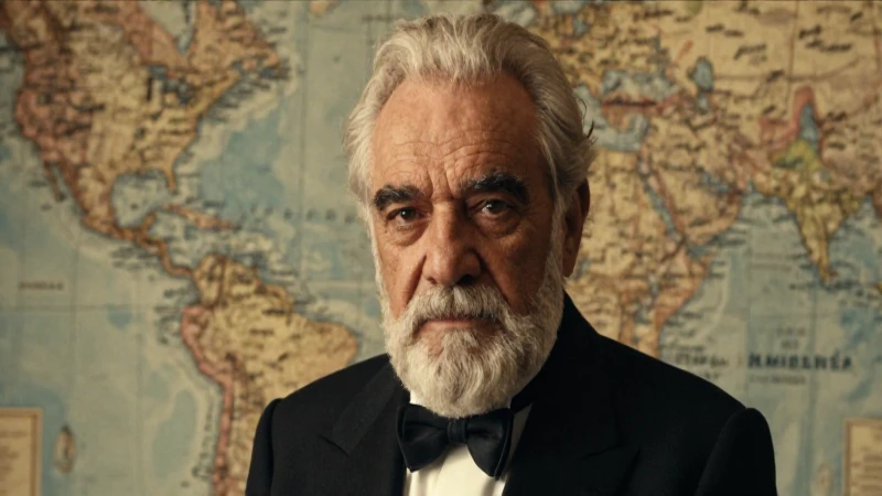 Retrato de García Márquez sobre mapa antiguo