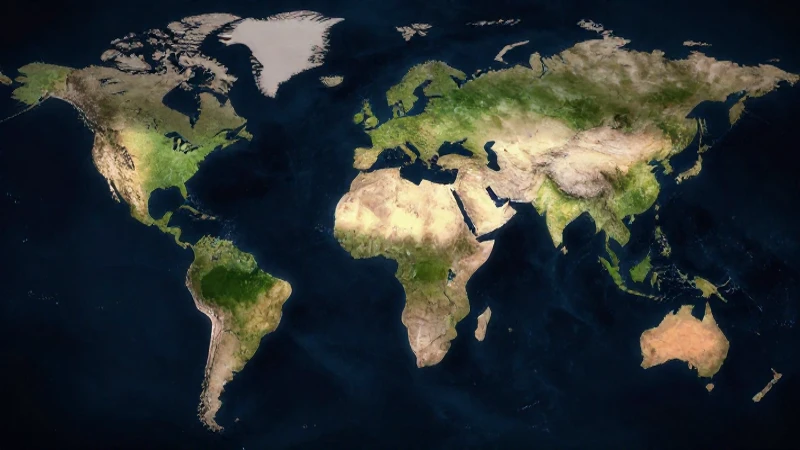 África estilizada e islas brillan cinematográficamente