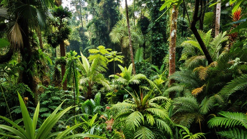 Mapa conceptual de la biodiversidad: ¡Guía completa y fácil! 4 Selva exuberante, vibrante y llena de vida