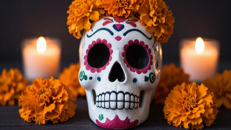 Cuáles son el significado y elementos del Día de Muertos 3 Calaveras, flores y luz evocan fiesta mexicana