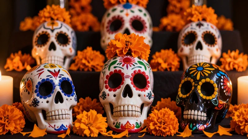 Cuáles son el significado y elementos del Día de Muertos 11 Altares vibrantes celebran el Día de Muertos