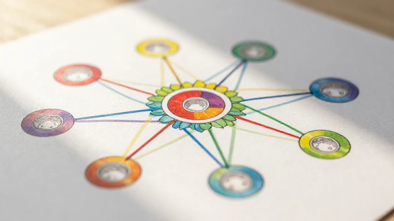 Mapa conceptual de biología: Guía paso a paso para entender 8 Diagrama biológico detallado, colorido e interconectado