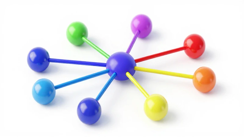 Mapa conceptual de biología: Guía paso a paso para entender 3 Diagrama biológico colorido con enfoque isométrico