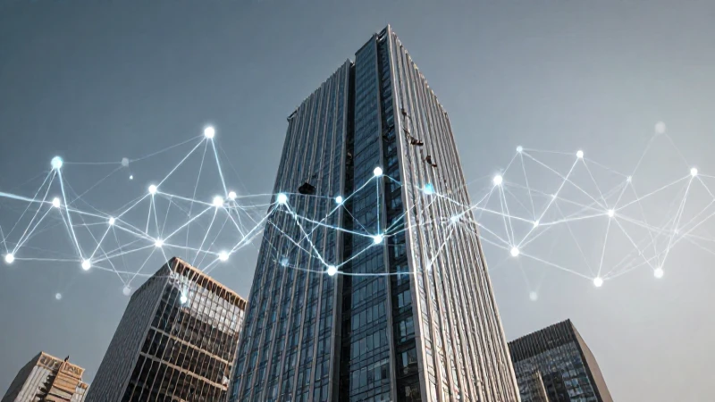 Cuál es el mapa conceptual de producción 2026 por empresas 5 Edificio moderno, red abstracta con luz suave