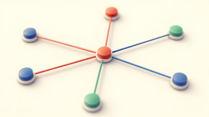Diagrama visualiza ideas comunicativas interconectadas