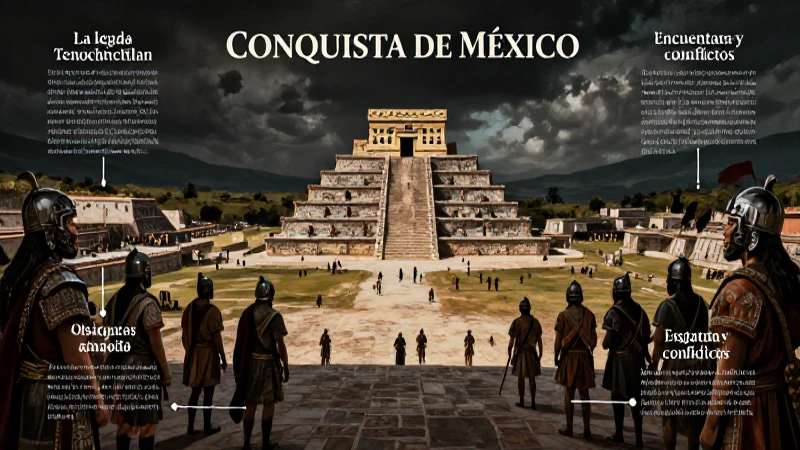 Mapa conceptual de la Conquista de México, guía paso a paso 4 Conquista mexicana: choque cultural y militar