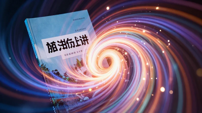 Libro físico brillante con energía dramática